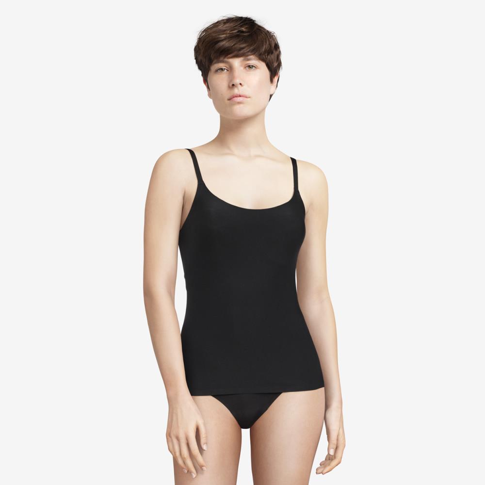 【Chantelle Lab】細肩帶有襯背心內衣>XS-XXL>黑色(16A40_011)【Soft Stretch】