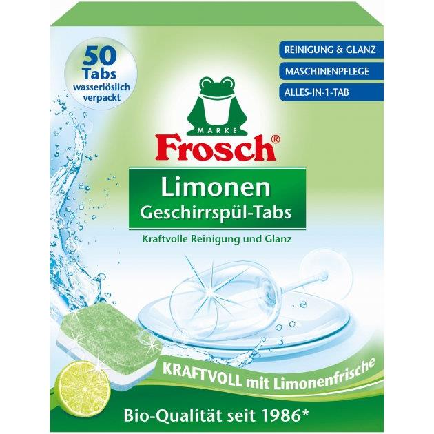 Frosch 德國小綠蛙 碗盤光亮洗碗錠 50st (FS013)