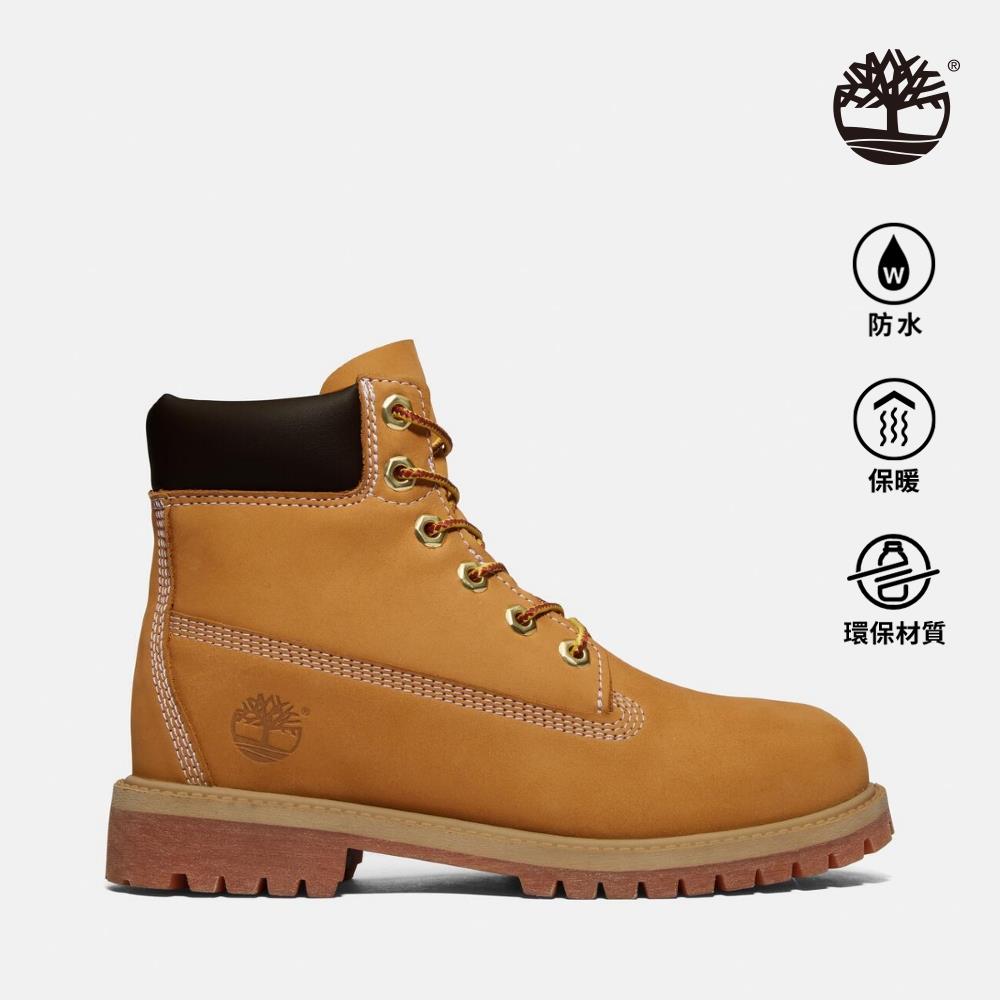 Timberland 童款小麥黃經典防水6吋靴|12909713