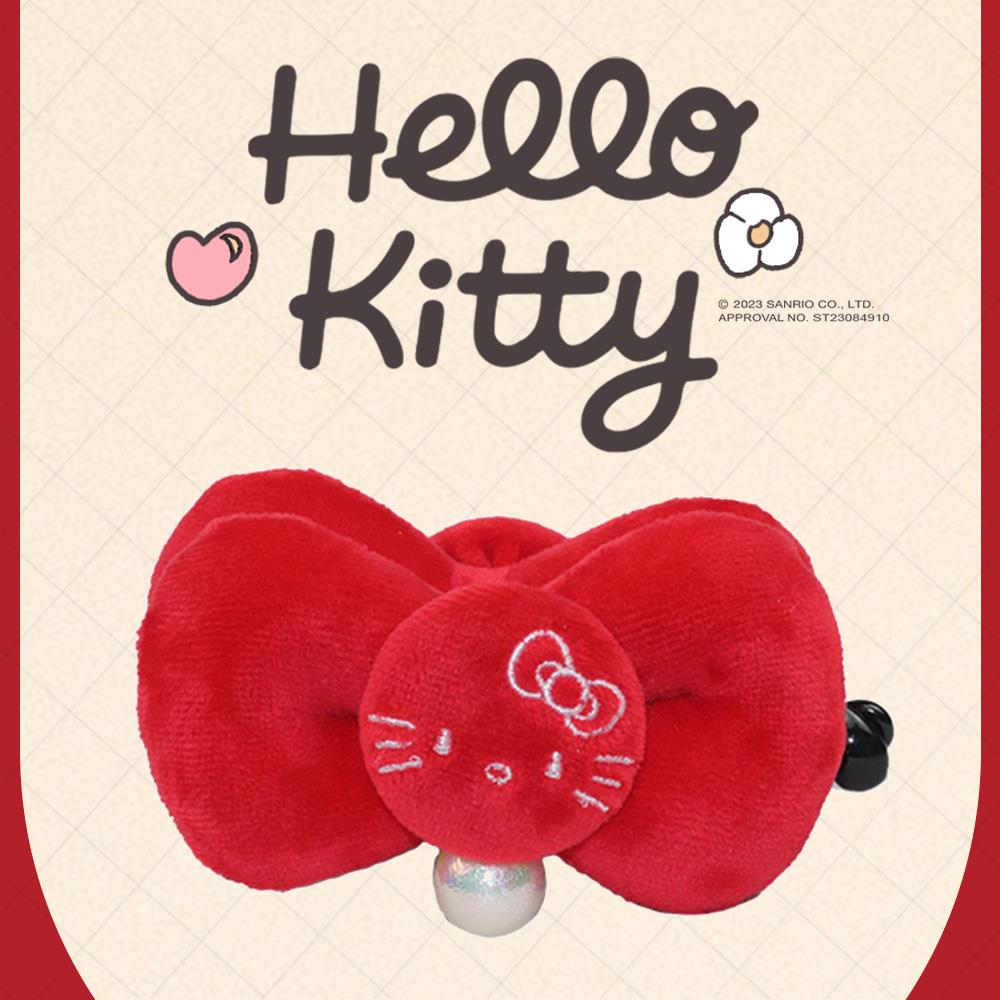 [Hello Kitty聯名款]愛的你絨我絨狂想曲香蕉夾 (熱情紅) 髮夾BC20230