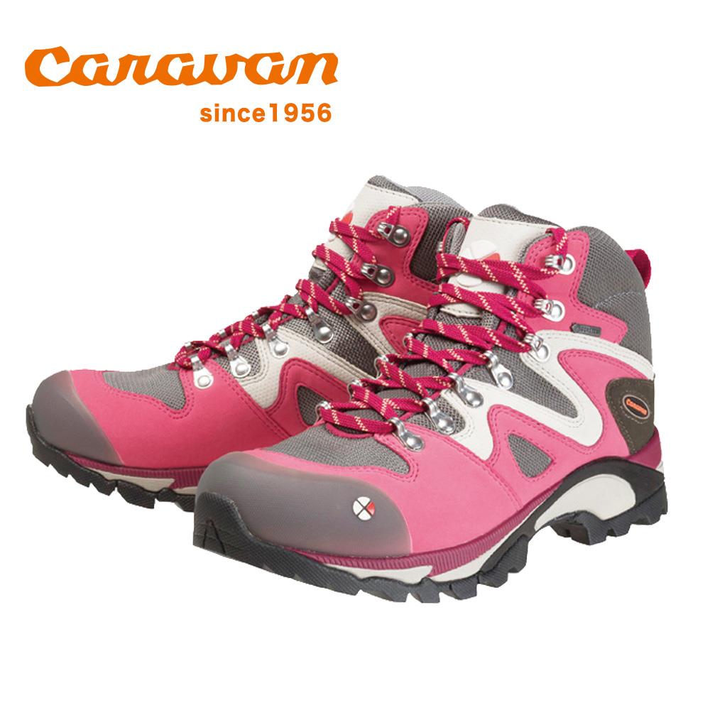 日本Caravan】 C4-03 女性專用戶外登山健行鞋粉紅- 登山友商店