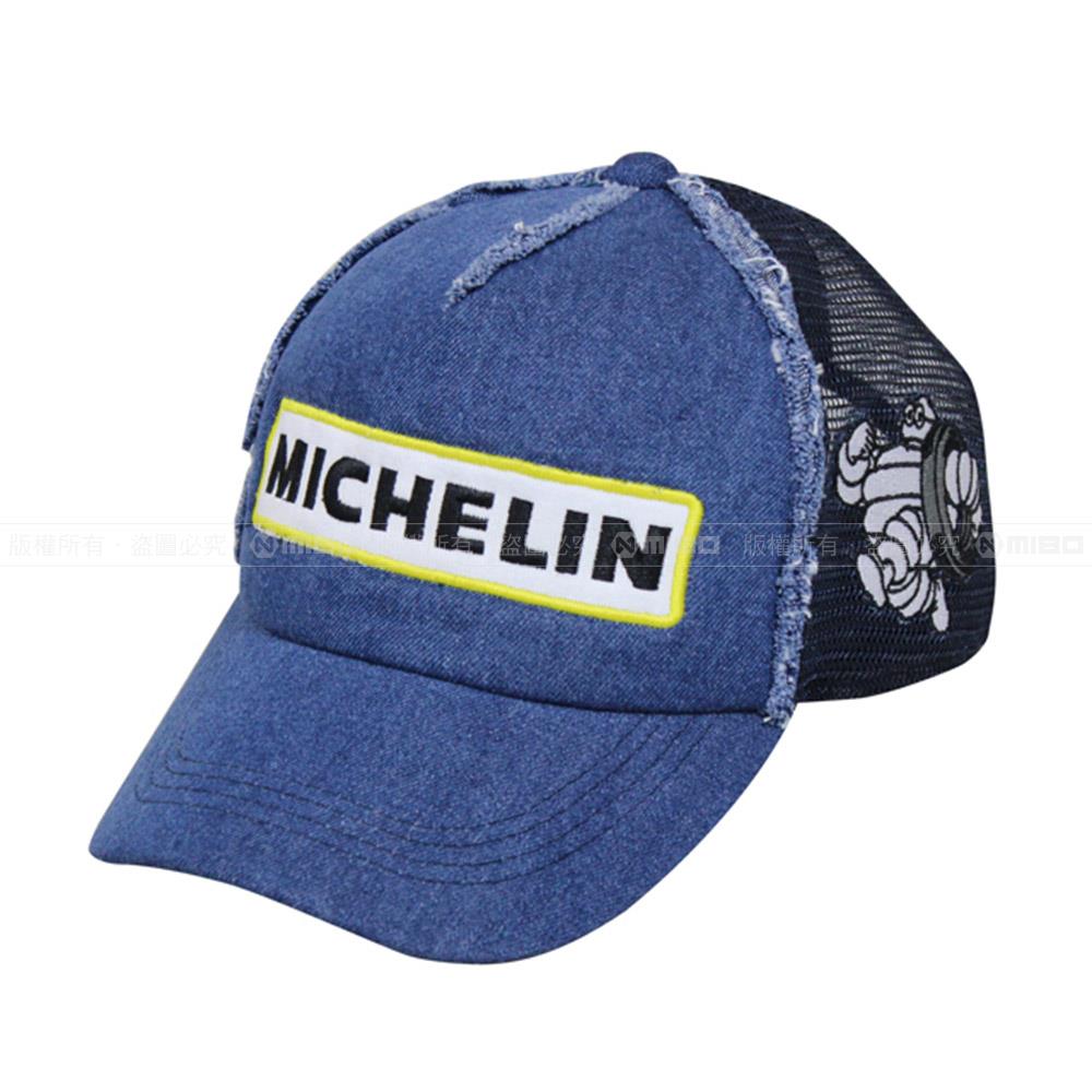 日本潮流 條紋帽 / Mesh Cap / Michelin / Emblem / Denim【日本原裝進口】