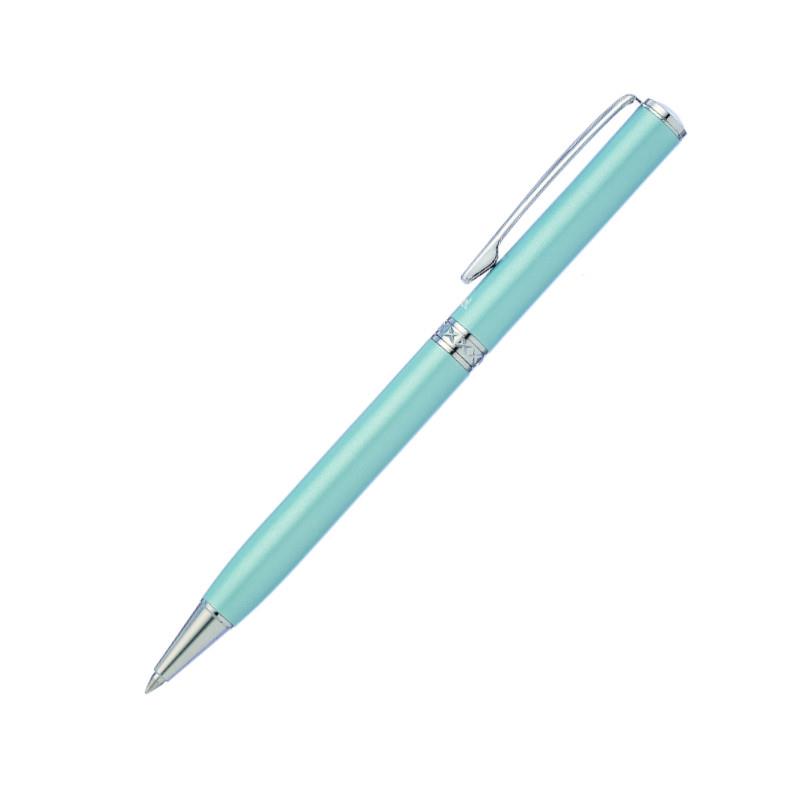 PENTEL 原子筆B811S-AT-粉藍桿(刻字筆)
