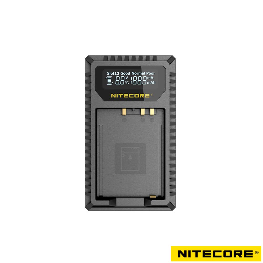 【NITECORE】FX1 液晶顯示 USB 雙槽充電器 For Fuji NP-W126/W126S 公司貨