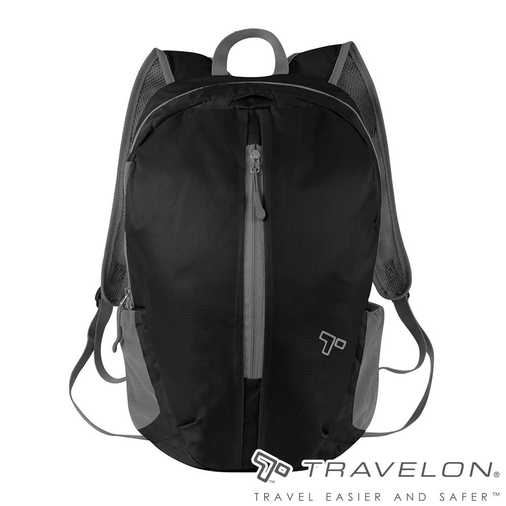 【Travelon美國防盜包】PACKING折疊收納後背包(TL-42817 黑)