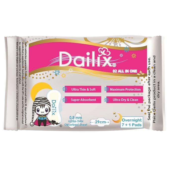 【Dailix】532衛生棉-夜用型8片(抑菌抗敏淨味超乾爽透氣)吸血鬼娃娃版