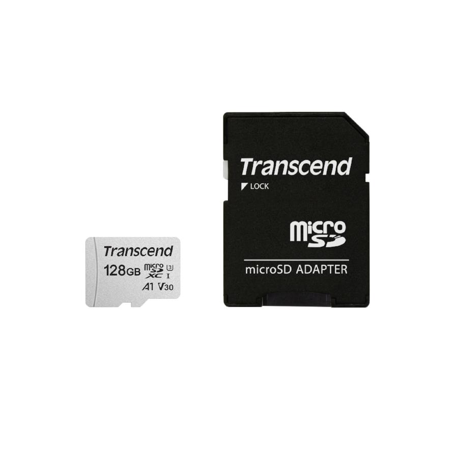 創見 128G MicroSD U1(附轉卡)(300S-A)