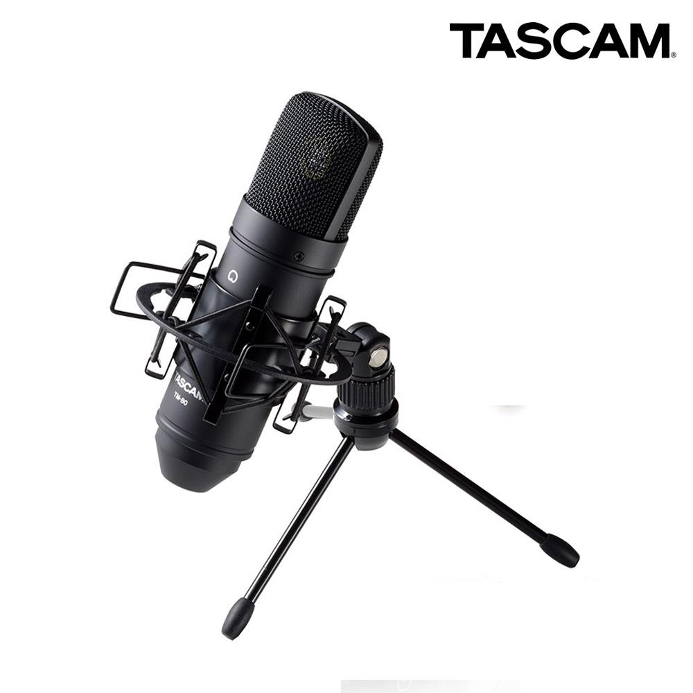 【TASCAM】電容式麥克風 TM-80(黑)公司貨