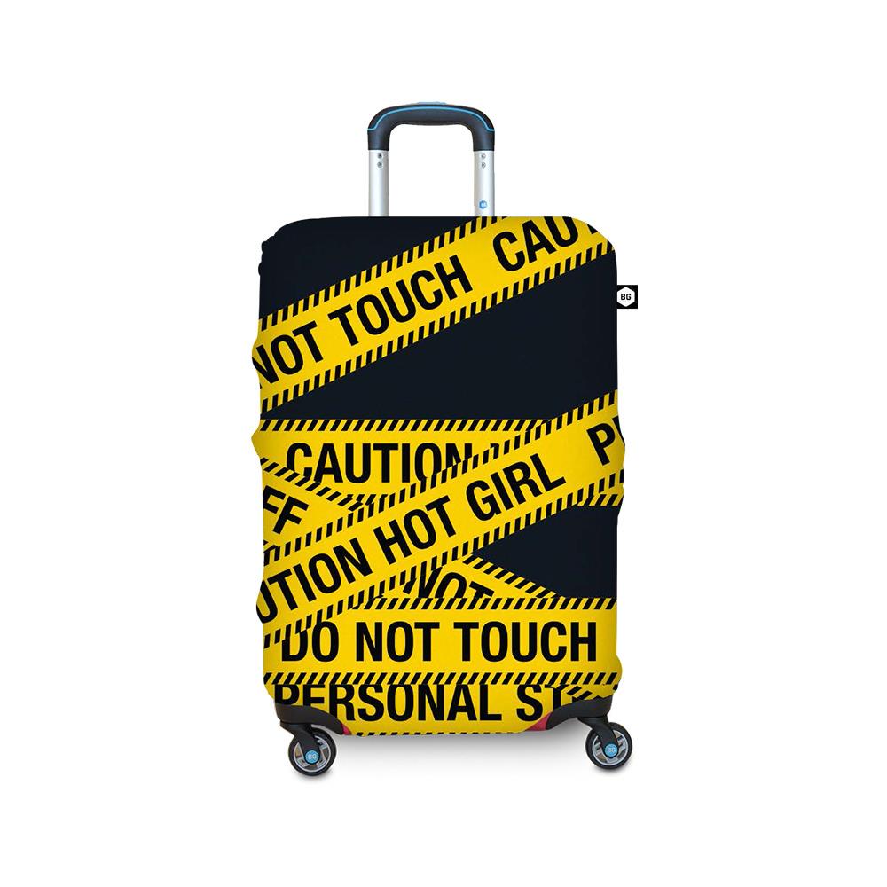 【BG BERLIN】行李箱套-黃色警示 S (適用17-21吋行李箱)