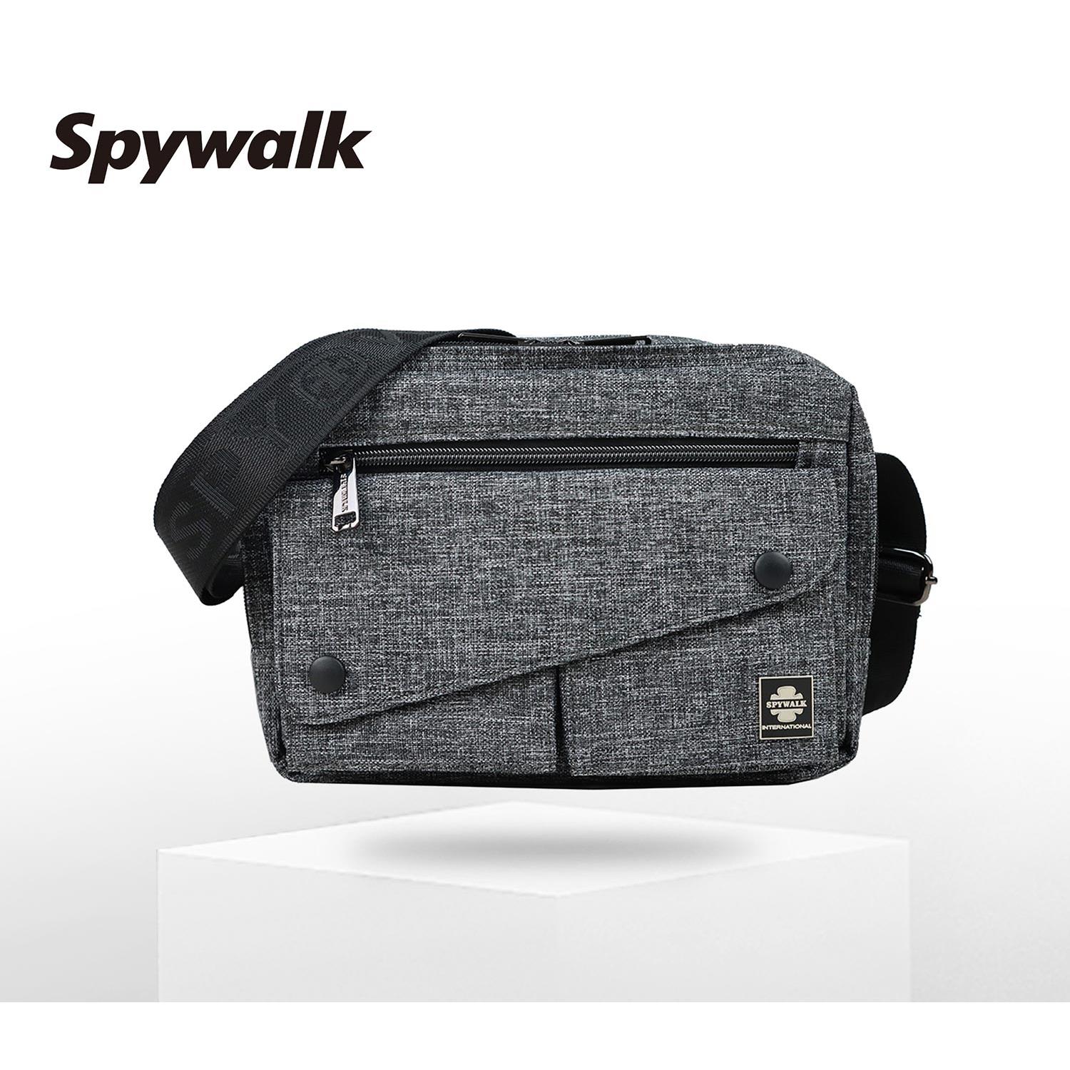 Spywalk 斜口袋素色休閒側背包no 1765 Spywalk