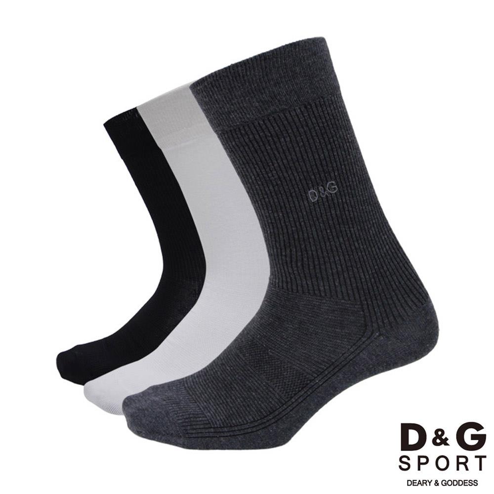 【D&G SPORT】細針男休閒襪-DC6008