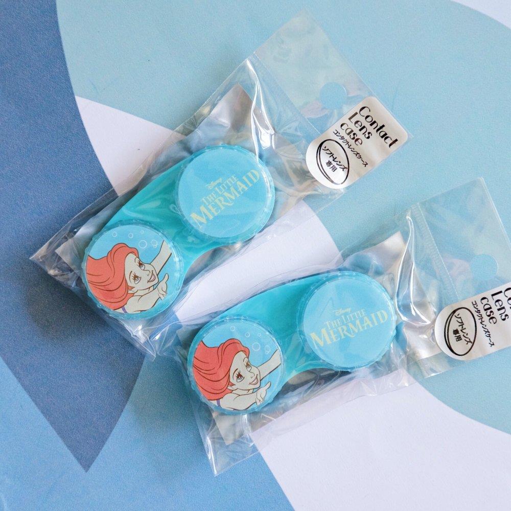 《迪士尼Disney》🇯🇵日本商品 小美人魚隱形眼鏡盒 The Little Mermaid 旅行收納 日本製