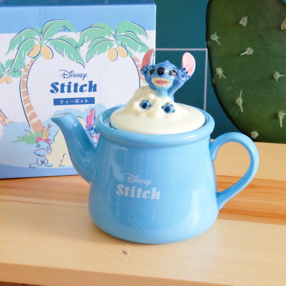 《迪士尼Disney》🇯🇵日本商品 史迪奇陶瓷茶壺 Stitch 星際寶貝