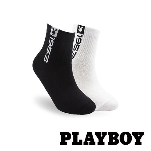 【襪款任選3雙$299 、7雙$588】PLAYBOY 1／2女休閒襪(BY2120)