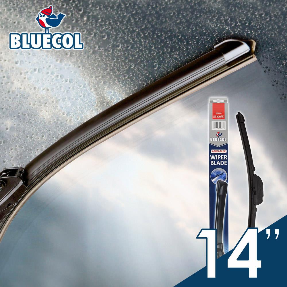 BLUECOL藍雀 Aero-Flexible 高彈性氣動軟骨雨刷14吋(355mm)
