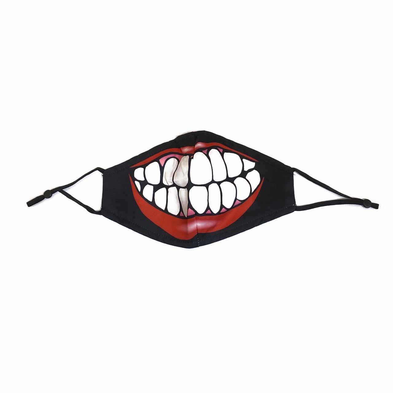 印花成人口罩-紅唇齒白(衛生用品，恕不退貨，無法接受者勿下單)
