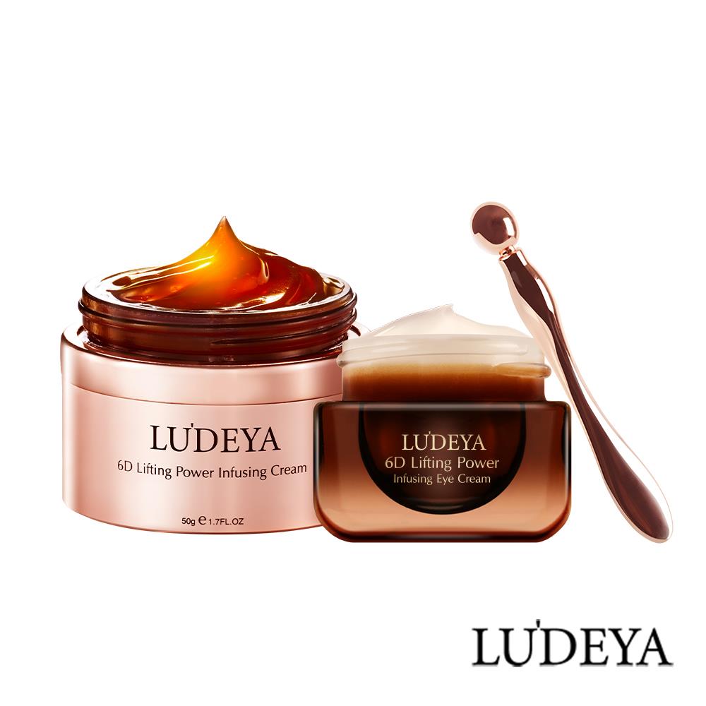 LUDEYA 琥珀超能量細紋撫平組 (琥珀霜+琥珀眼霜) (小明星大跟班 11點熱炒店 推薦)