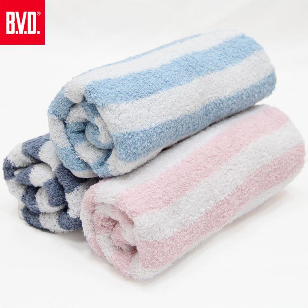 【BVD】條紋毛巾-B05005