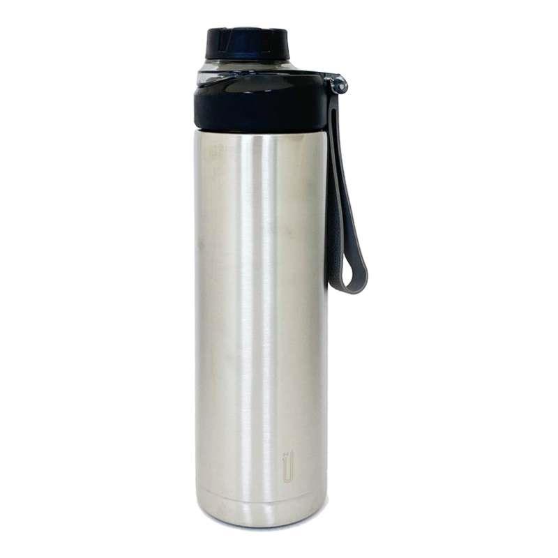 樂司 帶勁運動保溫瓶/杯-銀白/650ml