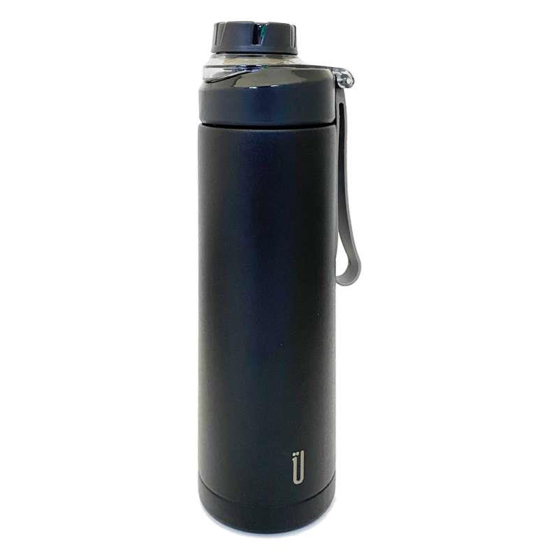 樂司 帶勁運動保溫瓶/杯-霧黑/650ml