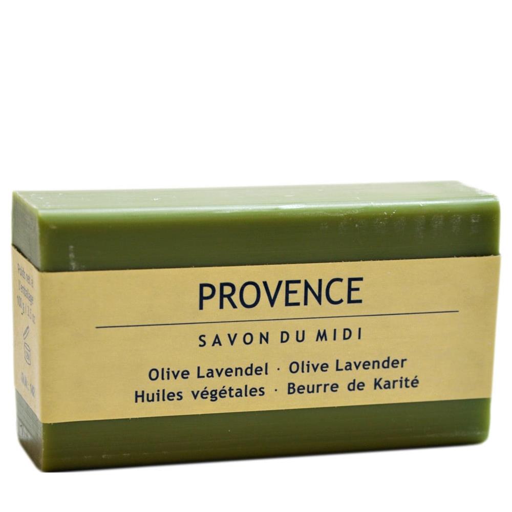 Savon du Midi 手工皂 普羅旺斯 乳油木香皂(橄欖-薰衣草)【即將停售】 100g (SM0141)