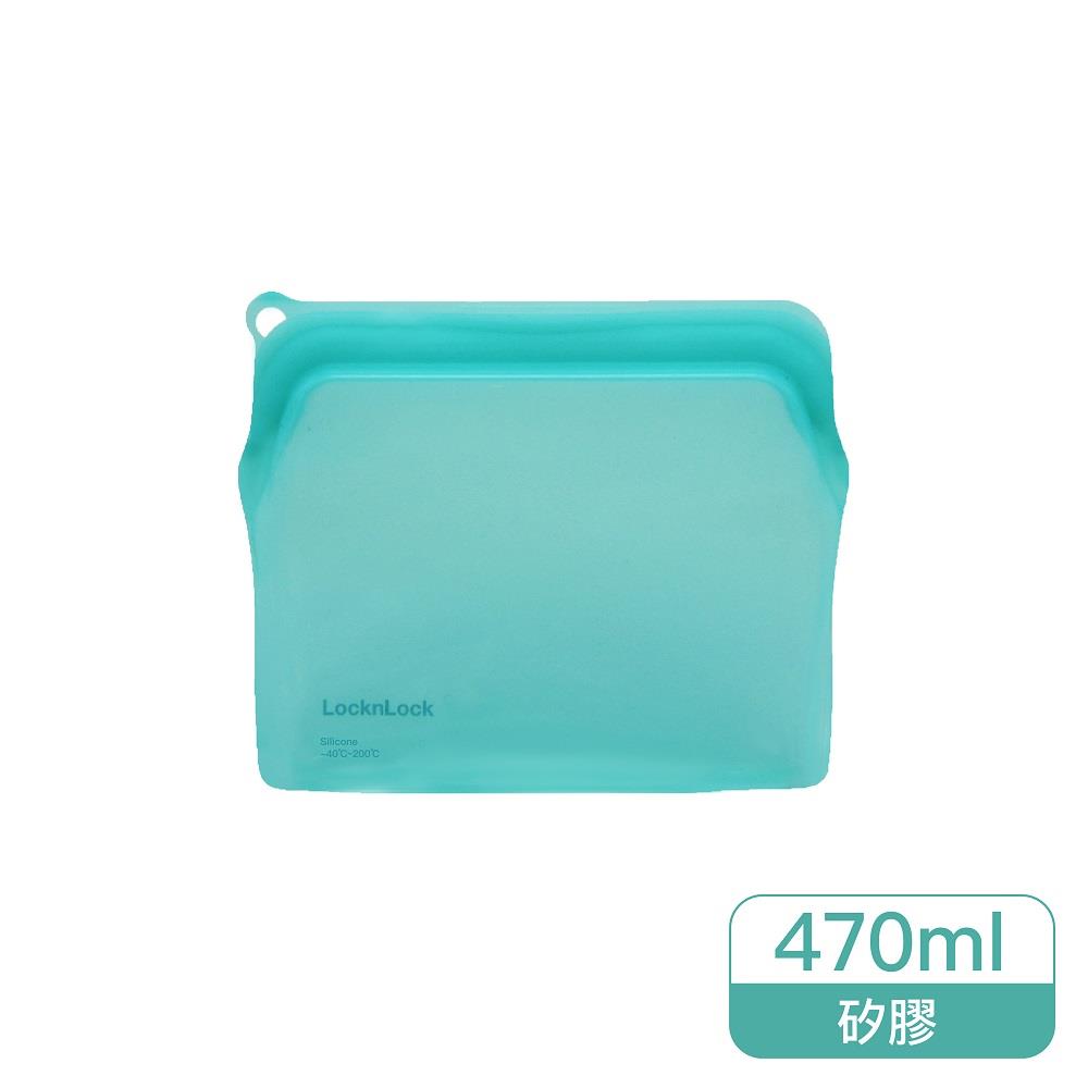 樂扣樂扣N次矽膠密封袋/好壓自黏款/綠/470ml(LWP633GRN)