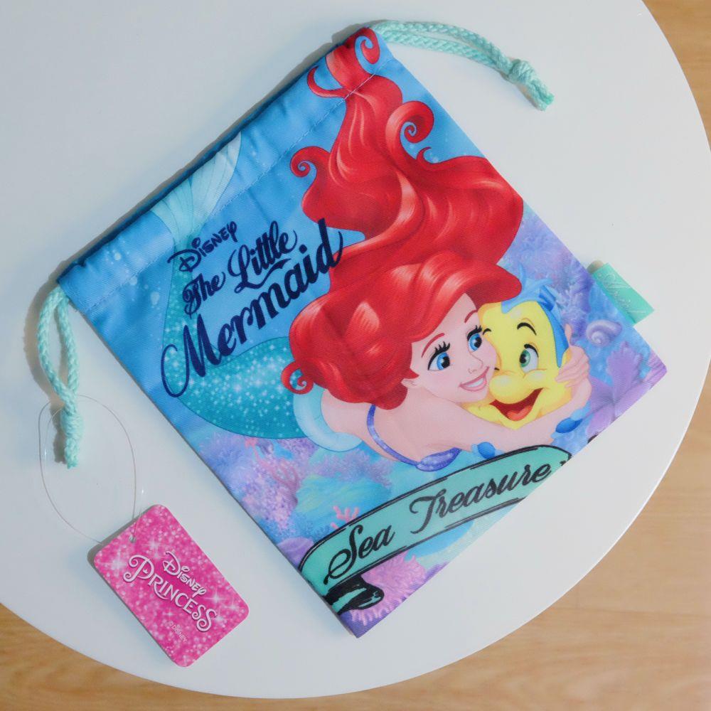 《迪士尼Disney》🇯🇵日本商品 小美人魚束口袋 收納包 The Little Mermaid