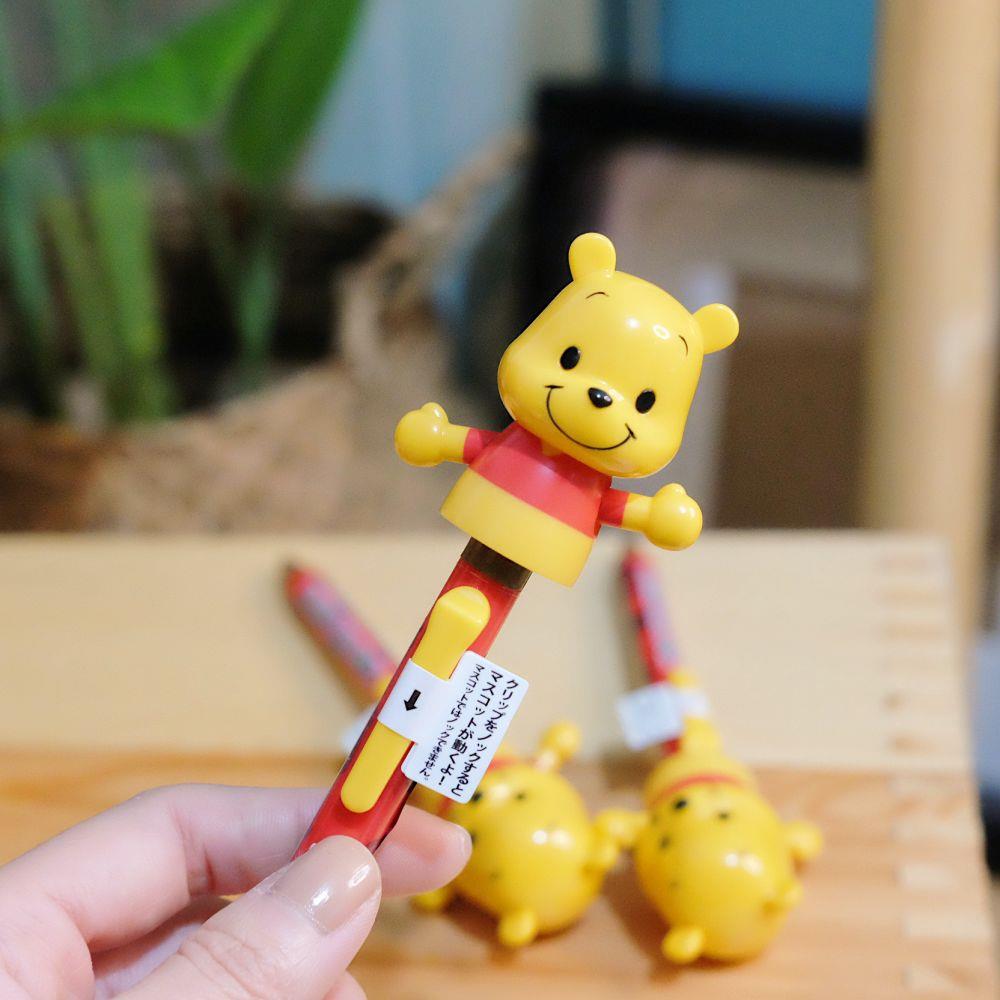 《迪士尼Disney》🇯🇵日本商品 小熊維尼大頭原子筆 雙手搖擺 Winnie the Pooh