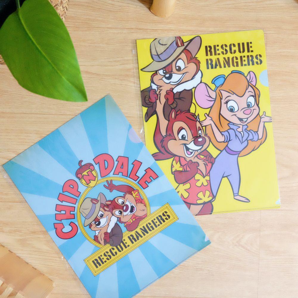 《迪士尼Disney》🇯🇵日本商品 奇奇蒂蒂文件夾 A4資料夾  Chip 'n' Dale 日本製