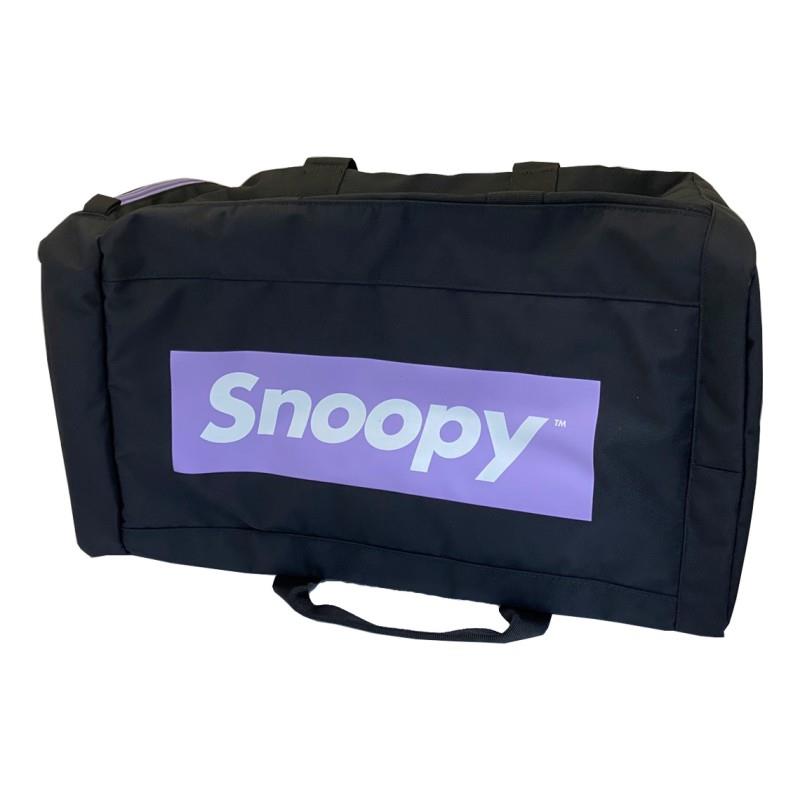 (限量)(日貨)史努比SNOOPY 3WAY方形背包-紫