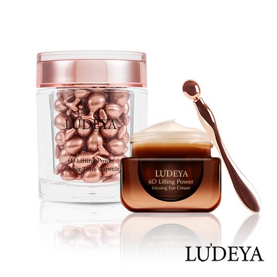 【LUDEYA】琥珀超能量眼部修護組(琥珀眼霜+琥珀膠囊) (小姐不熙娣推薦)