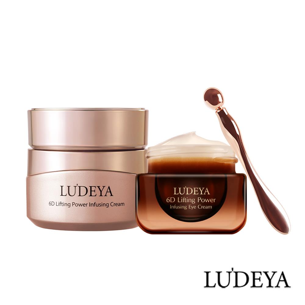 【LUDEYA】琥珀超能量細紋撫平組 (琥珀霜升級版+琥珀眼霜)