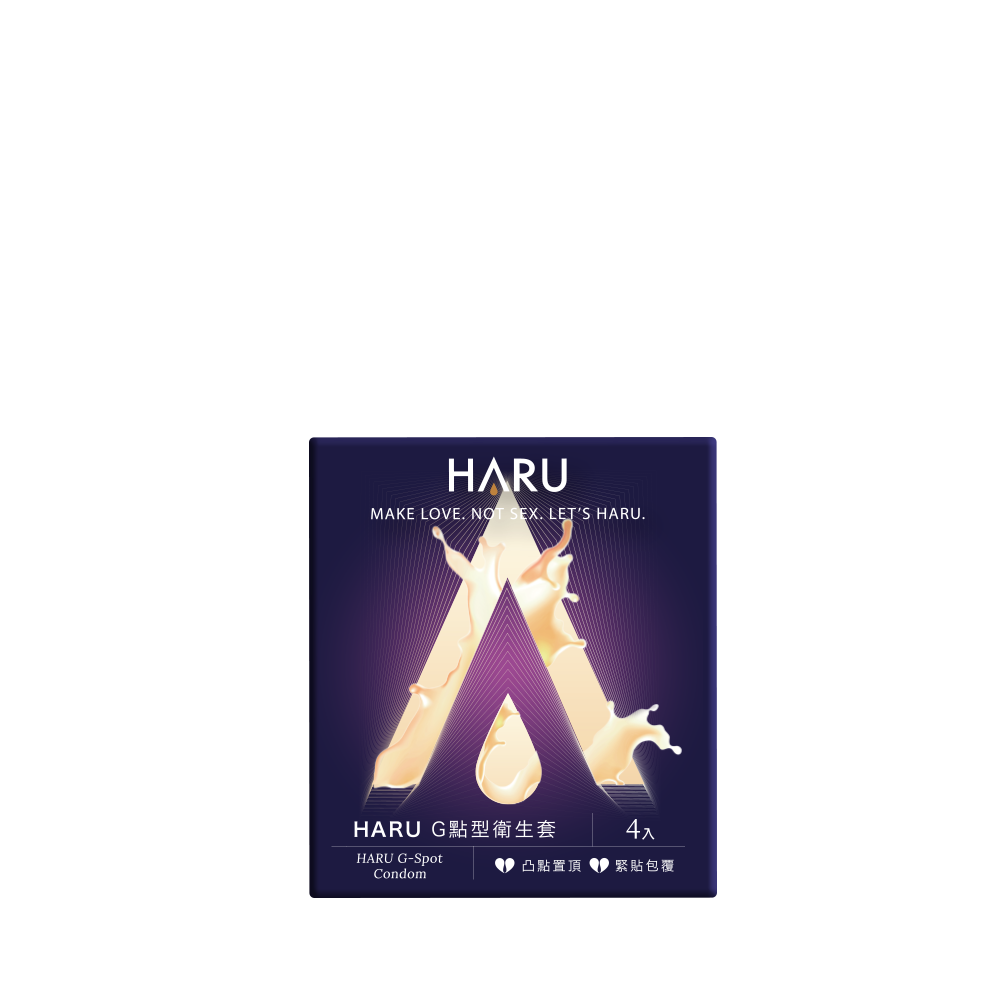 【HARU】G點型衛生套4入/盒