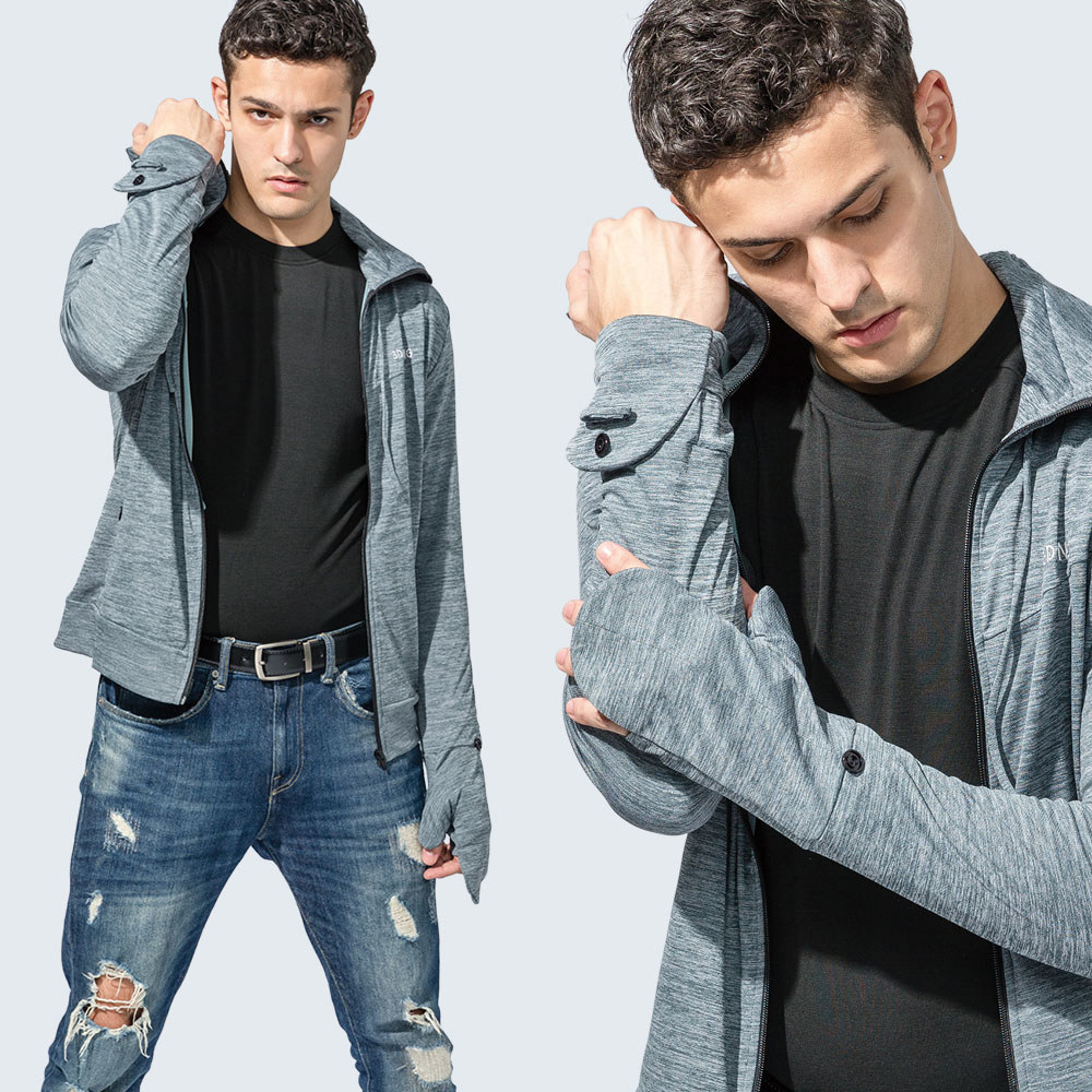 春夏男款 3d King抗uv防曬變形涼感外套