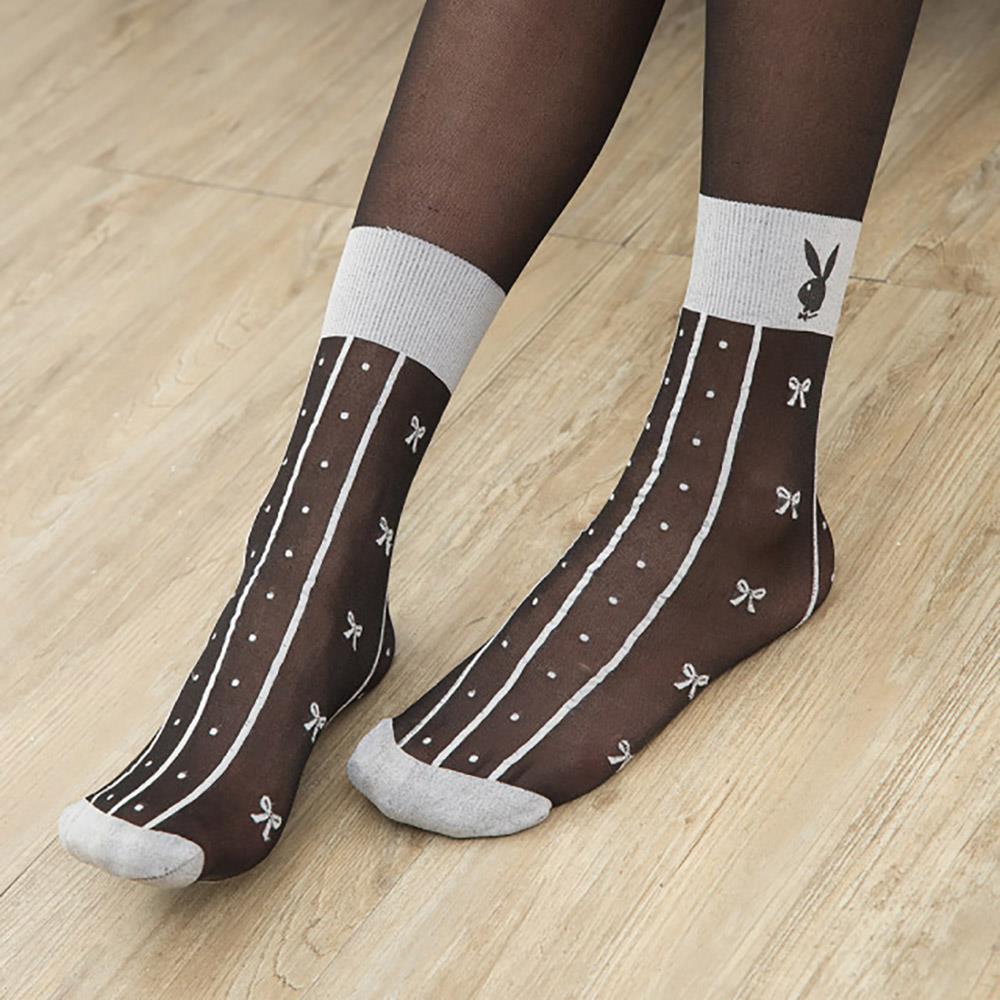 【襪款任選4雙$395 、9雙$750】PLAYBOY日系少女仿短襪絲襪(BC2912)