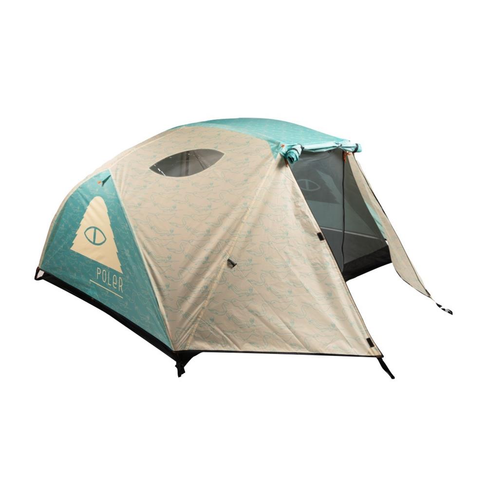 POLER TWO MAN TENT 雙人帳篷 / 奶油黃 . 藍 / 限量商品 / STEVIE GEE 聯名款