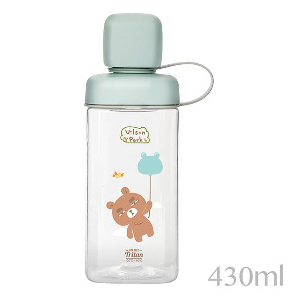 【Vilson Park X KOMAX】聯名韓製TRITAN水瓶430ml-SLOW熊