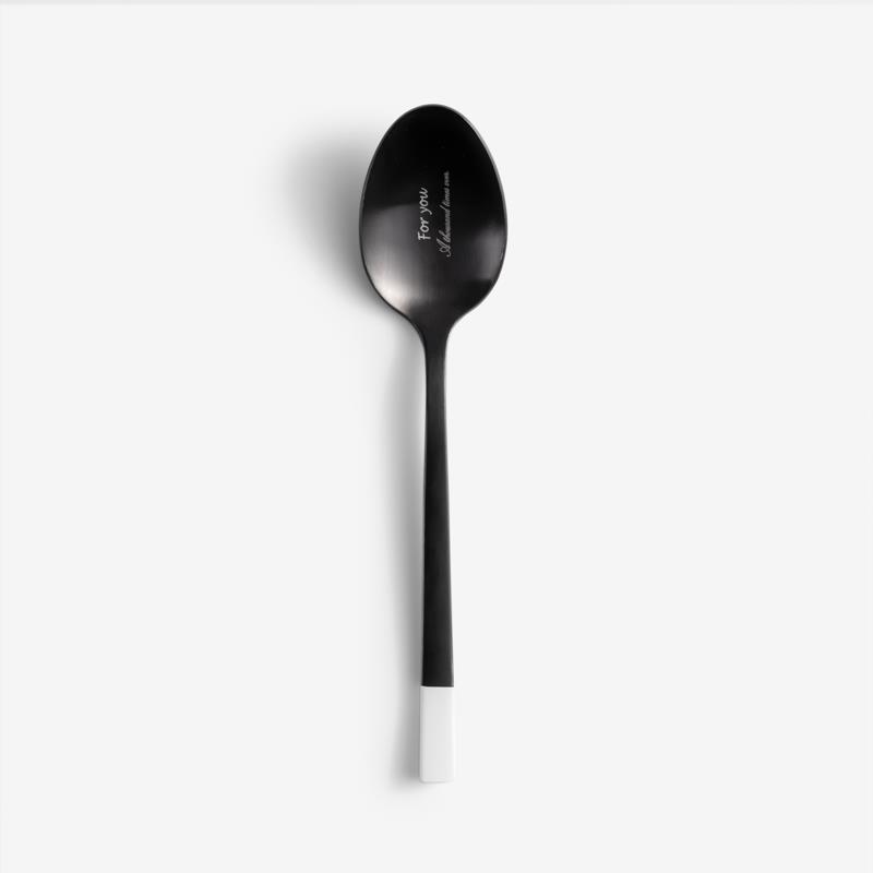 WAGA 白冠燕尾 20.5cm 不鏽鋼主餐匙│單品