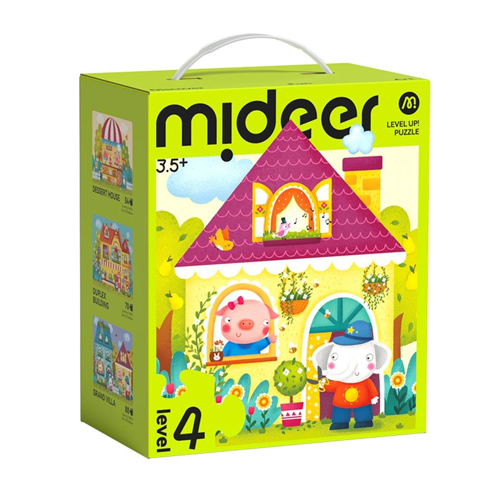 Mideer 進階式拼圖-房屋（LEVEL4）
