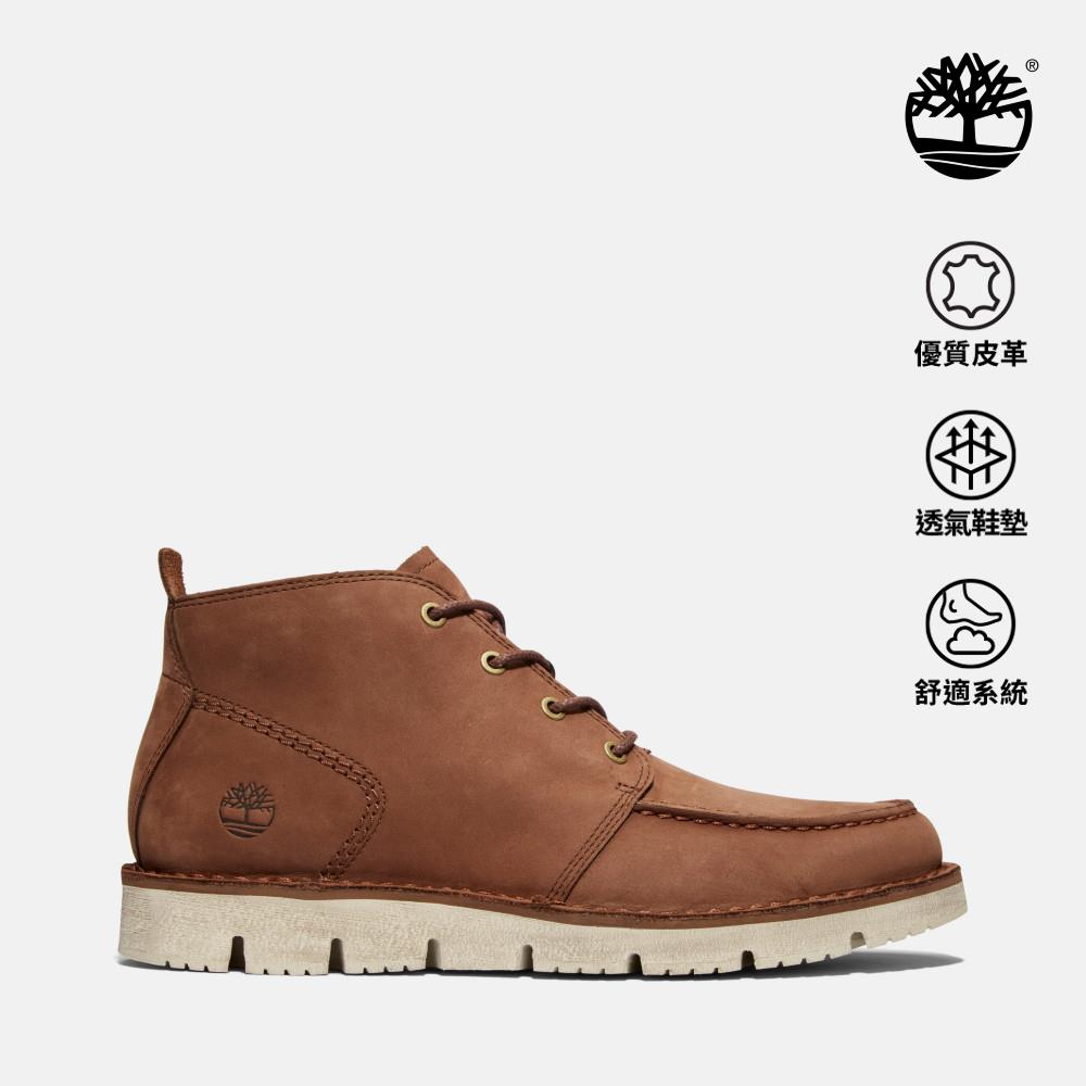 Timberland 男款棕色中筒休閒靴|A41Z1500