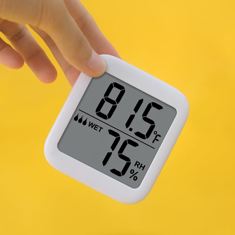 大螢幕電子溫濕度計 精準測量 室內溫度計 濕度計 溫度器 濕度器 溼度計 測溫器 溫濕監測【ZM0112】《約翰家庭百貨