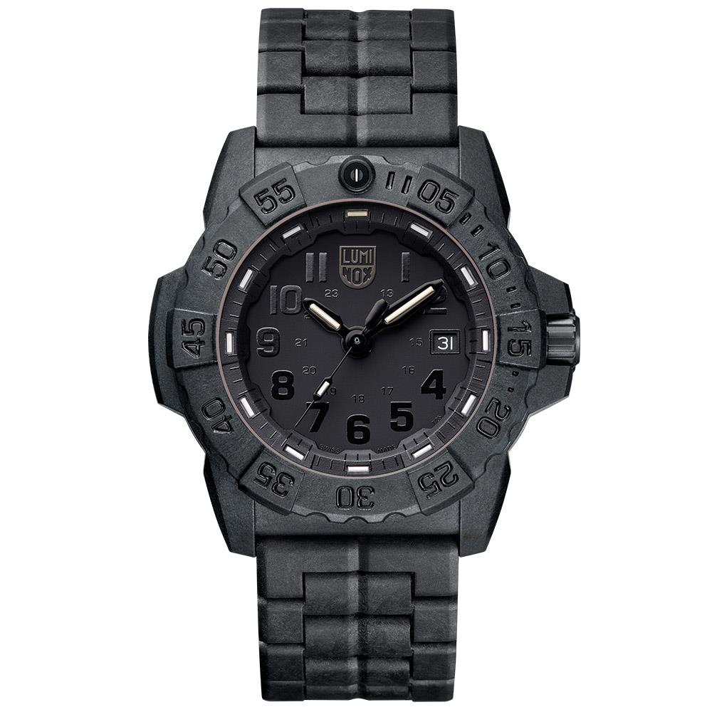 NAVY SEAL 海豹部隊碳纖維潛水錶 – 消光黑 / 45mm / 3502BO
