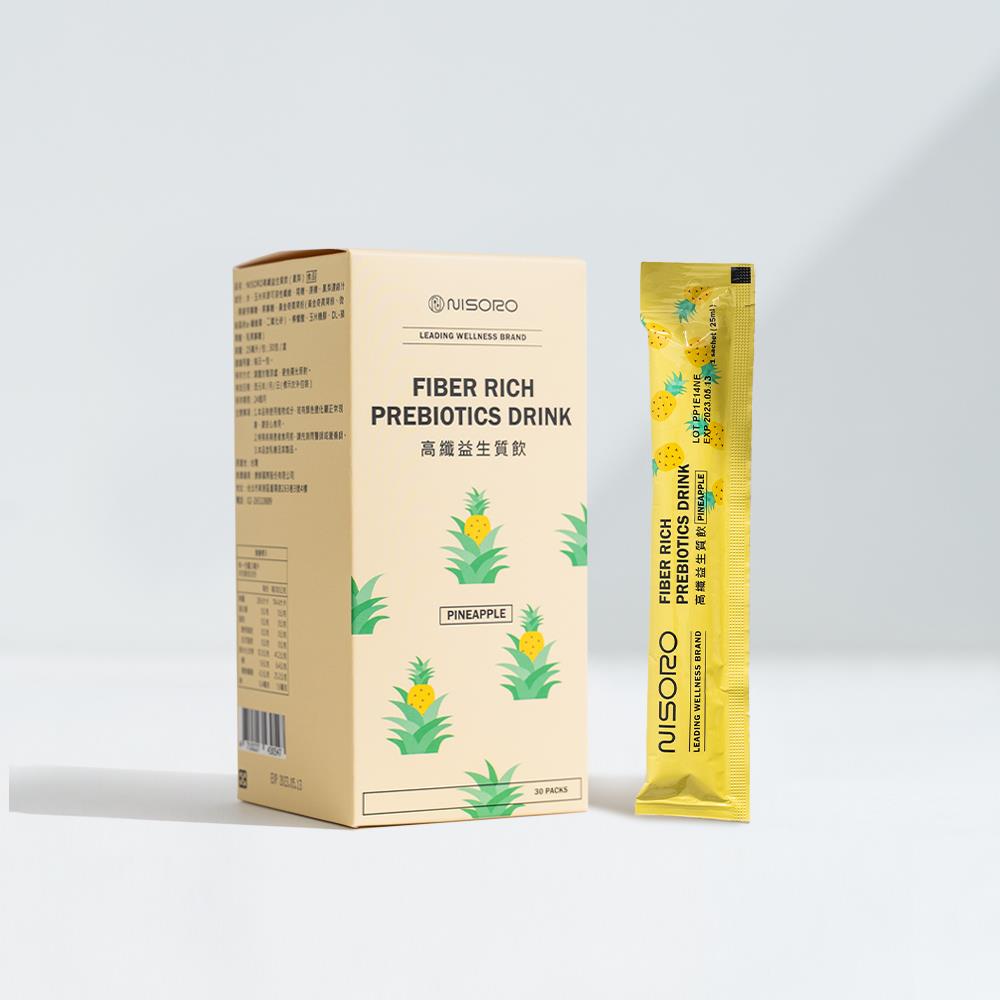 高纖益生質飲-鳳梨(30包/盒)