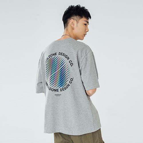 短T恤 MIT韓版FLD英文印花五分袖短袖上衣(2色)現+預【NW621023】