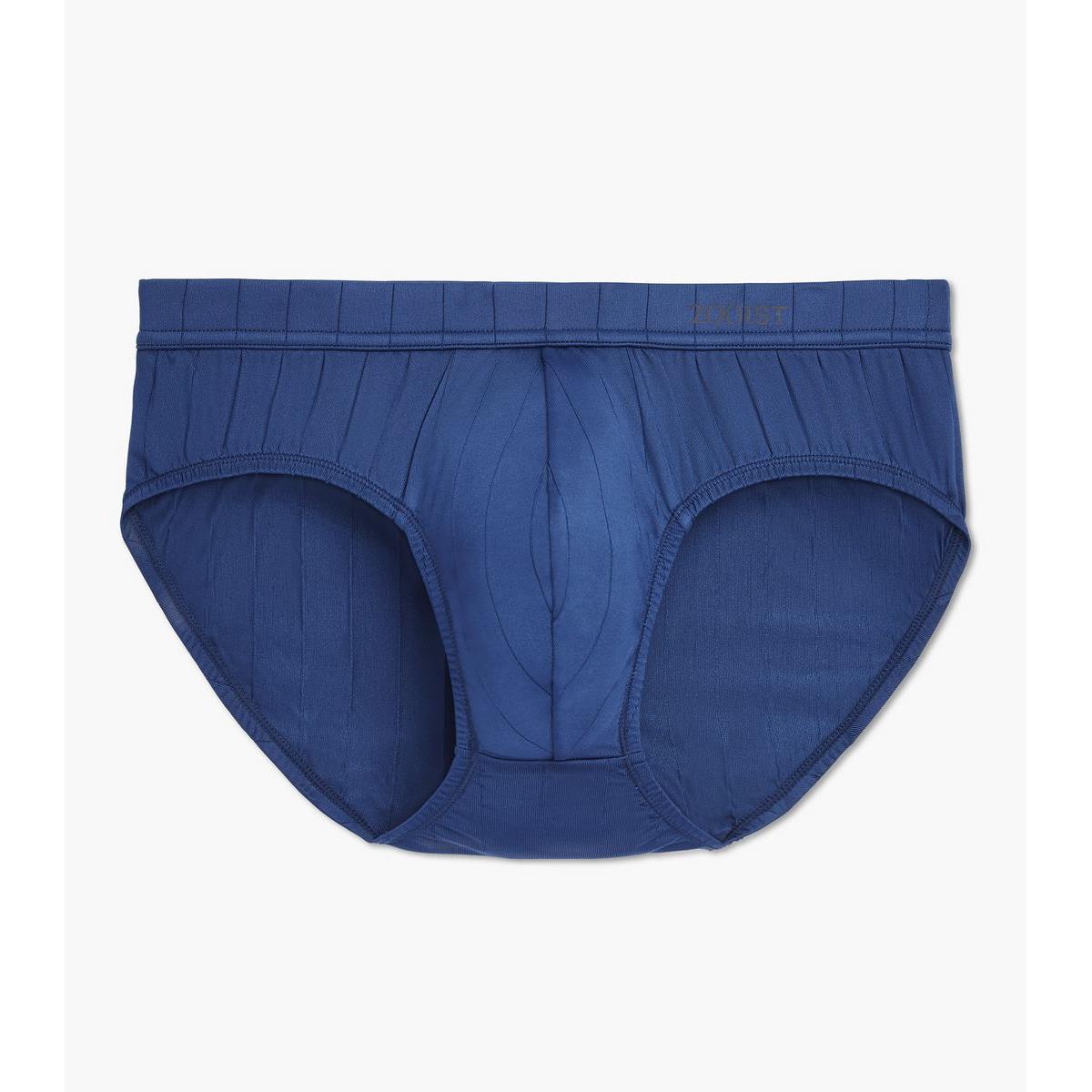 PINSTRIPE NO-SHOW BRIEF