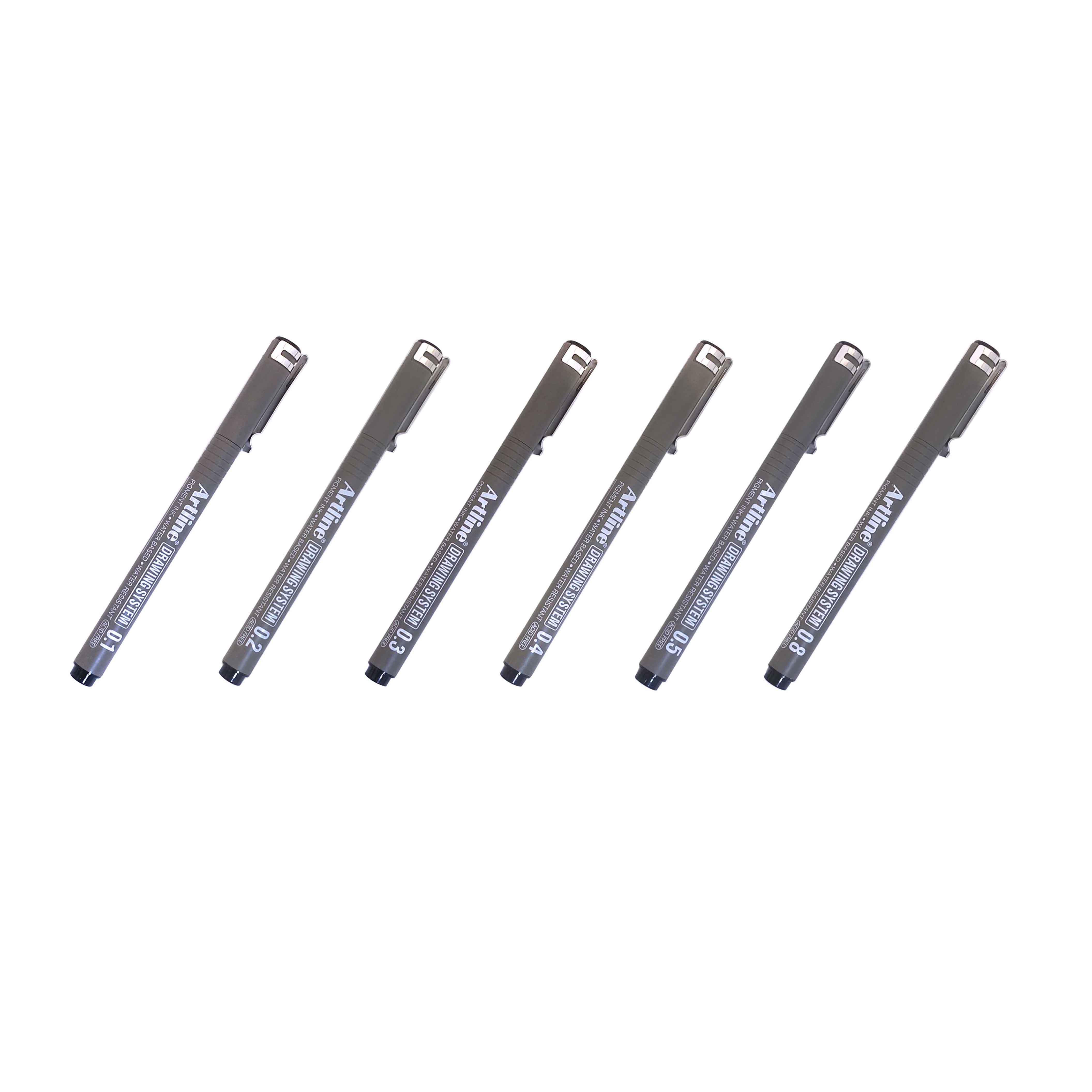 Artline DRAWING SYSTEM代針筆-(0.1mm/0.2mm/0.3mm/0.4mm/0.5mm/0.8mm)