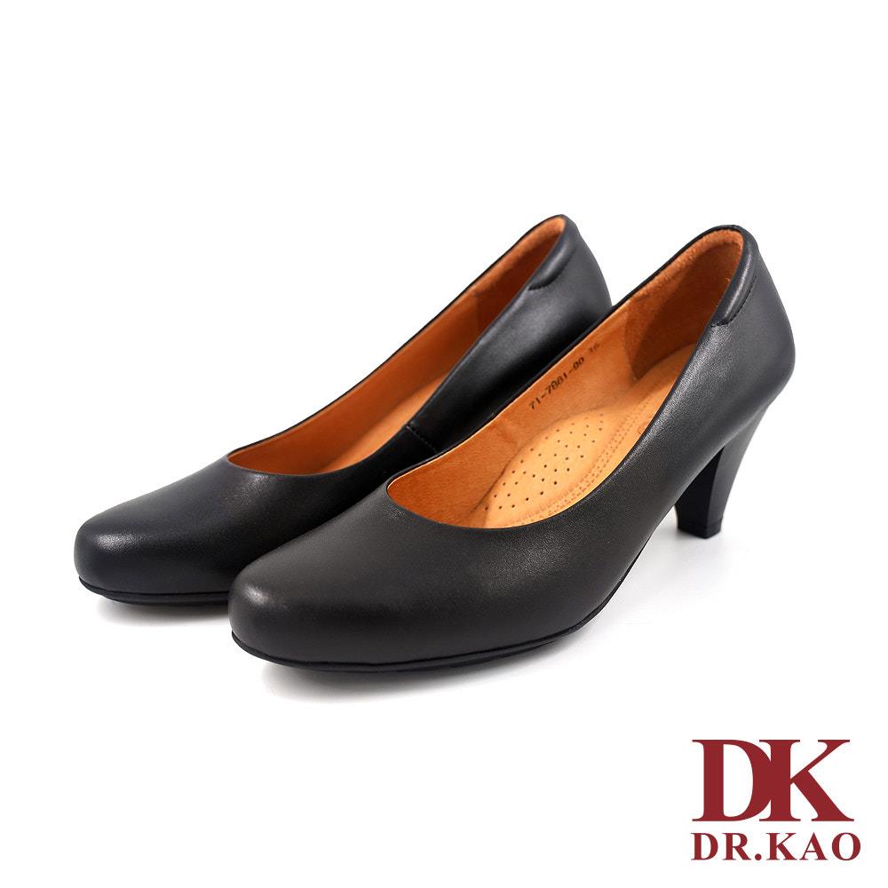 【DK 氣墊鞋】通勤氣墊跟鞋 71-7861-90 黑色【女鞋/女鞋推薦/低跟鞋】