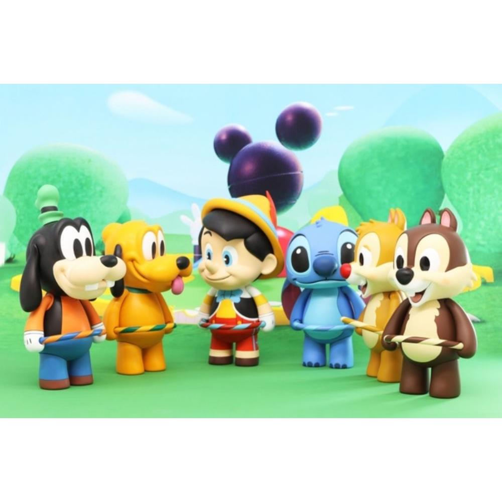 《迪士尼Disney》正版授權 Herocross 胖胖系列 奇奇蒂蒂 史迪奇 小木偶 高飛 布魯托 可動人偶 玩物