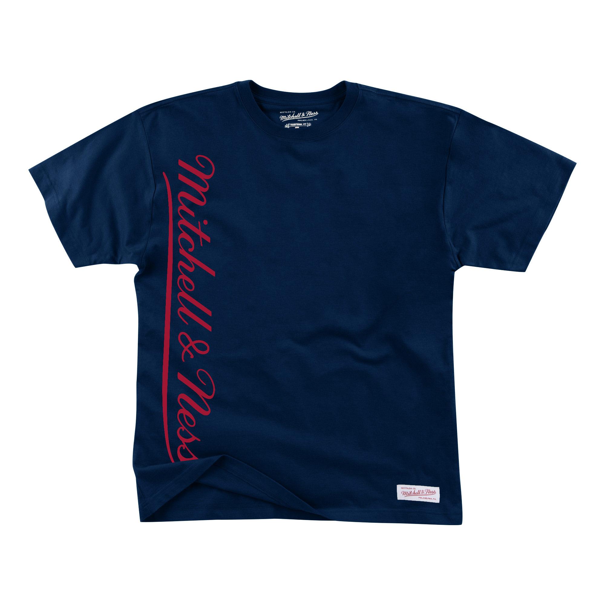 Branded Script 短Tee 藏青(紅logo)
