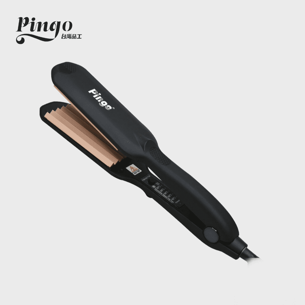 Pingo 台灣品工 TAKUMI｜鈦合金專業整髮器 寬版玉米夾